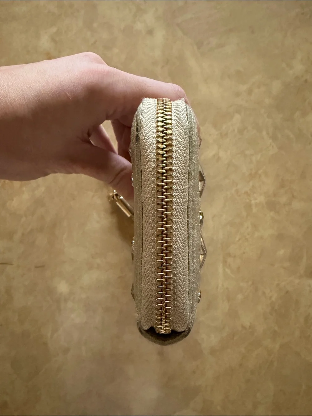 Jimmy Choo Metallic Long Wallet